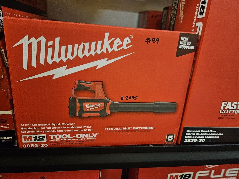 Milwaukee M12 Compact Spot Blower Tool Only