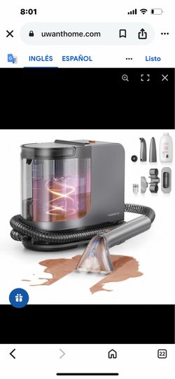 UWANT Portable Carpet & Spot Steam Cleaner Machine B400 Steam Self-Cleaning Upholstery Cleaner for Pet,Car Seat 5.0(