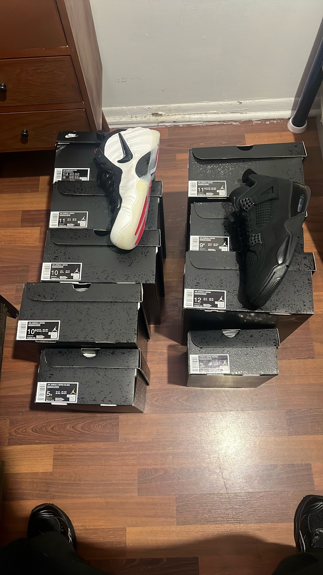 Jordan 4s Black Cats π₯β