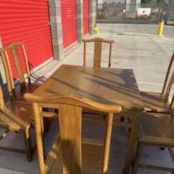 Dinning Table With 6 Chairs Wood / Comedor  Pequeño Con 6 Sillas $100