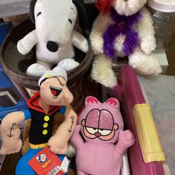 Different Stuffed Animals