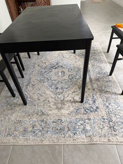 Black Dining table for 4