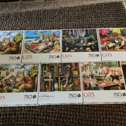 750 Piece Buffalo "Cats" Puzzles