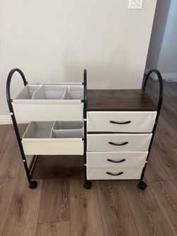 Rolling caddy with drawers