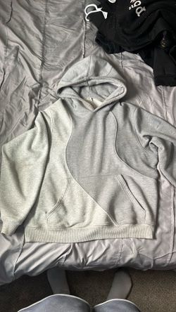 Grey Alo yoga men’s mixed grey wavy hoodie