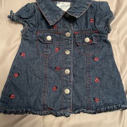 Denim Lady Bug Dress 