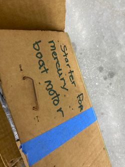 Starter for mercury boat