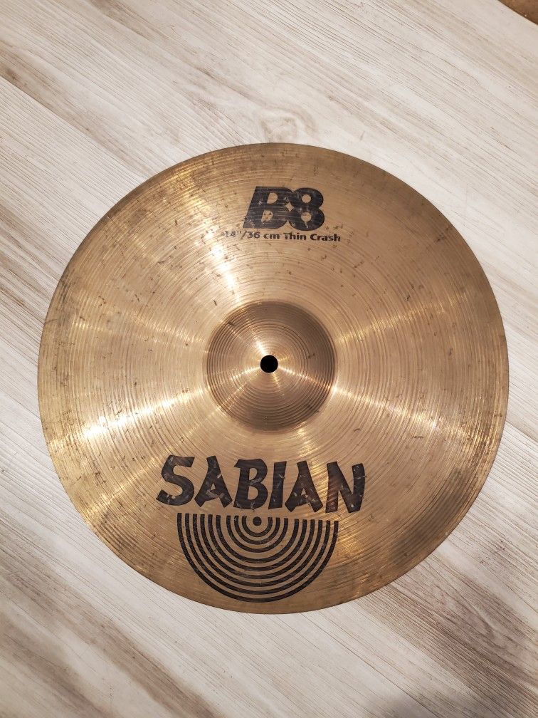 Sabian B8 14" Thin Crash Cymbal