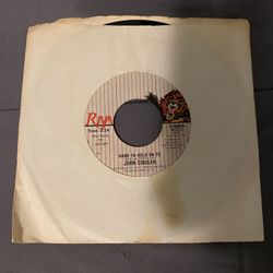 John Cougar 45 Rpm Vinyl ( Hand To Hold On To & Small Paradise) 