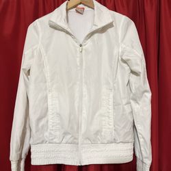 Women’s White Nike Windbreaker Size Medium