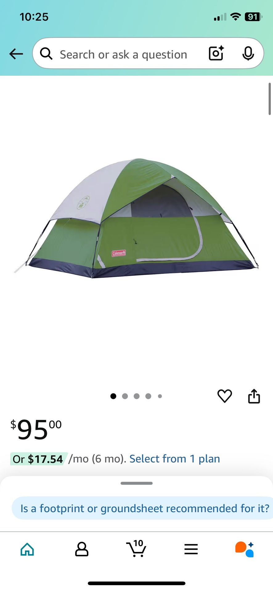 2 Brand New 3 Person Tents Coleman And Ozark
