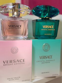 Versace Bright Cristal y Cristal Emerald 90ml c/u