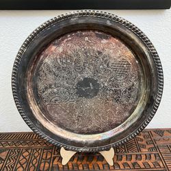 Leonard silver Platter