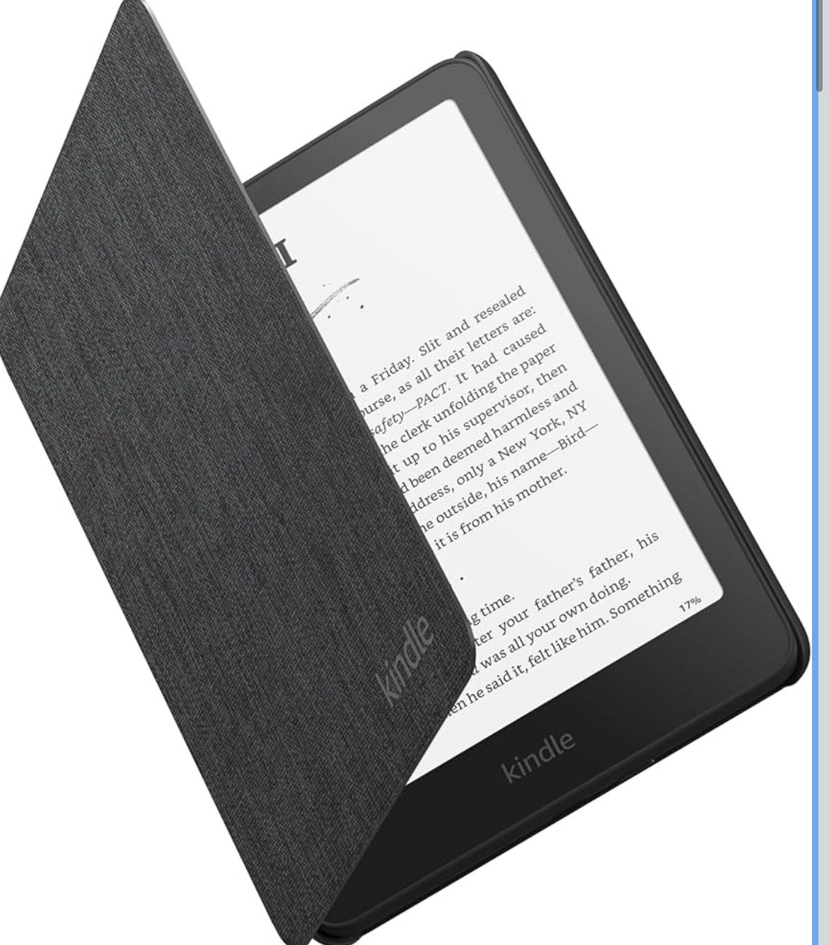 🖤 Kindle Paperwhite Fabric Cover – Brand New & Sealed
