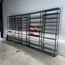 Heavy Duty Metal Shelves - Vintage