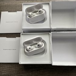 Two Apple AirPod Pro Gen 2