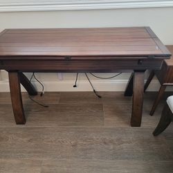 Solid Wood Folding Desk / Writing Desk – Expandable Top – 48”W x 30”H 