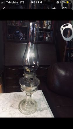 EAGLE, VINTAGE OIL LAMP