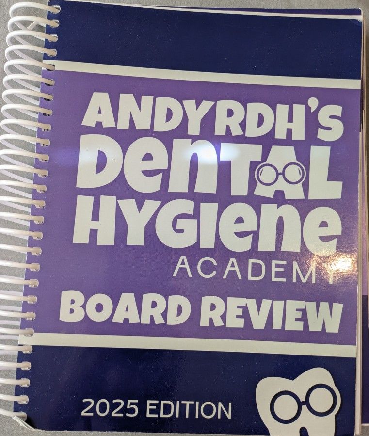 Andyrdh's Dental Hygiene Board Review 2025 Book