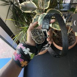 chrome hearts belt