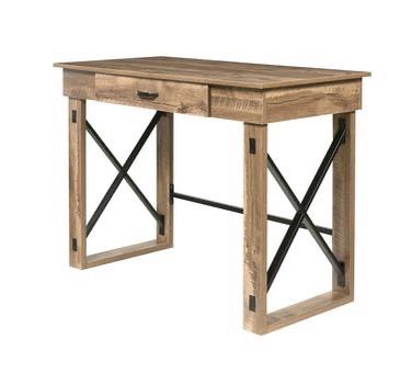 OneSpace Martin Standing Desk with Drawer, Classic Oak ⭐️ NEW IN BOX ⭐️