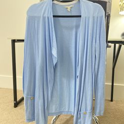 Dana Buchman Light Blue Cardigan