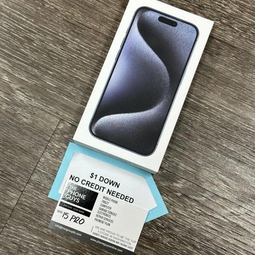 Apple IPhone 15 Pro 5G Unlocked - 90 Days Warranty - Payment Plan Available ONLY $5 DOWN
