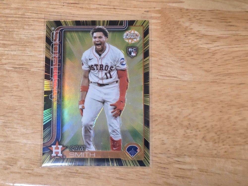 25 Chrome Update Rookie Cam Smith Radiating Rookies