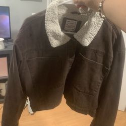 XL Vintage Demin Brown Jean Jacket