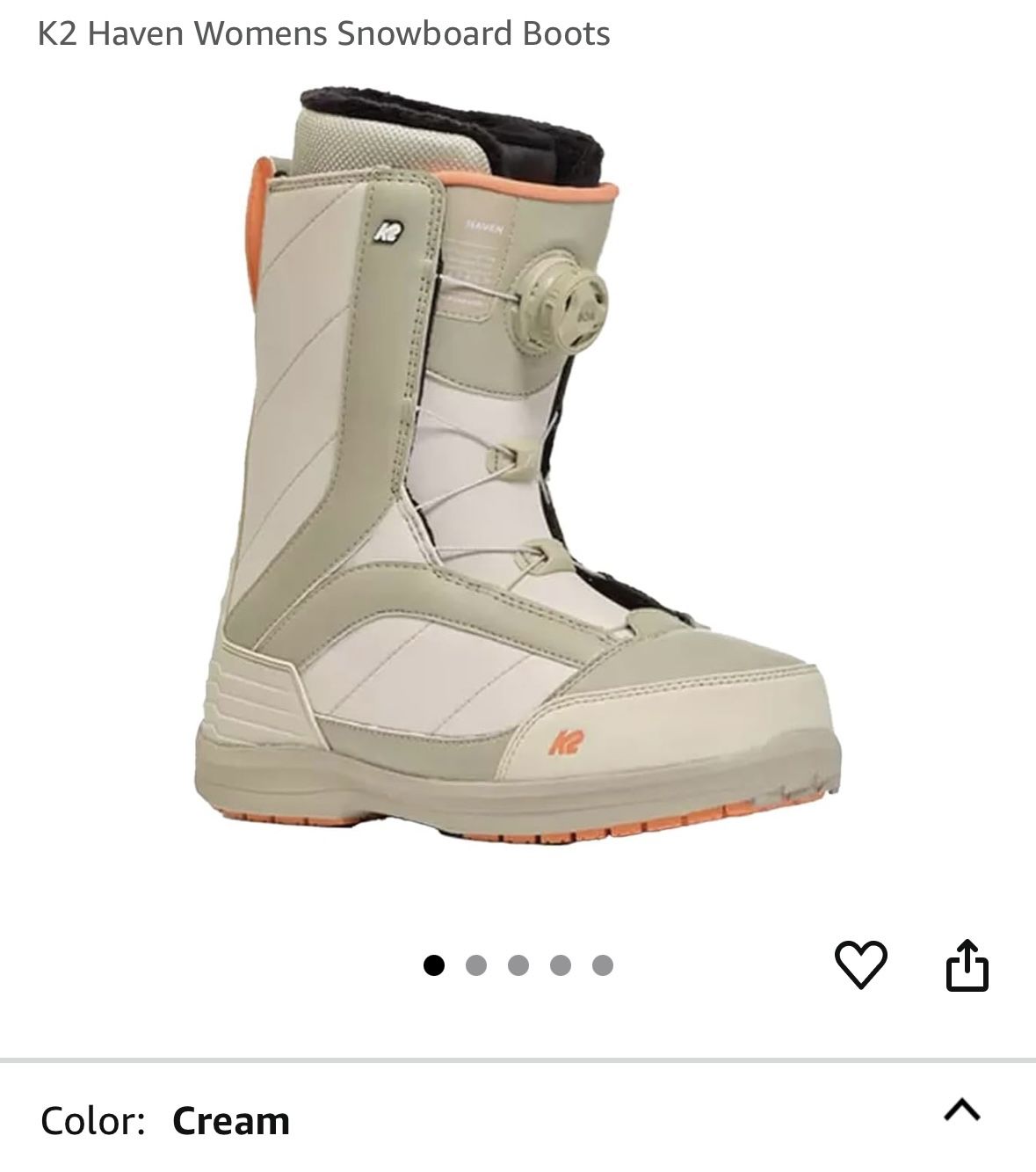 Women’s K2 Haven Snowboard Boots Size 7 1/2