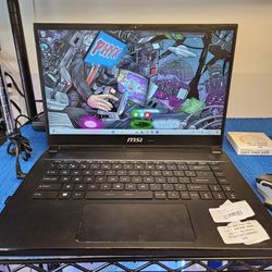 15" MSI GS66 Steath 10SE, 2.59 i7, RTX 2060, 16GB RAM, 500GB, WIN 11 + New Battery 9S716V112407ZKB000026 [NEEDS MOUSE] $495