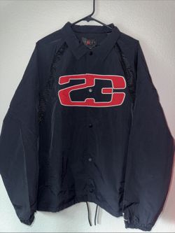 Nike Jordan Large Essentials Coaches Jacket Black HF9331-010 NWT $120