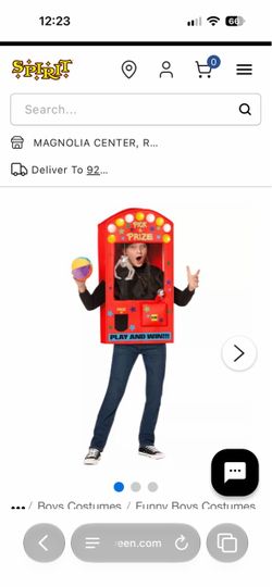 Kids Light-Up Claw Machine 3D Costume