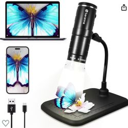 Explore the Micro World: 1080P HD Wireless Digital Microscope with 50X-1000X Zoom