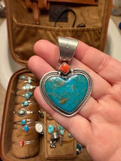 Native heart pendent