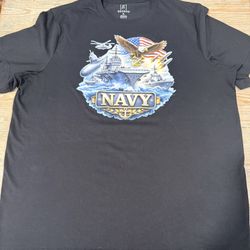 New Custom Navy Shirt XL 
