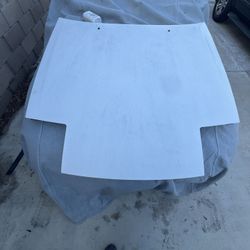 Rx7 Fc Aluminum Hood, Original White