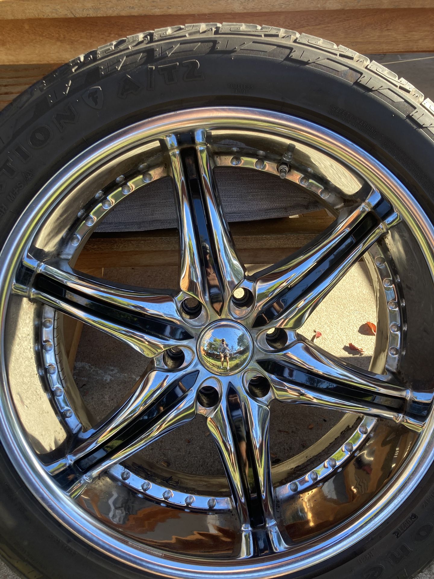 Tires and Wheels 22”