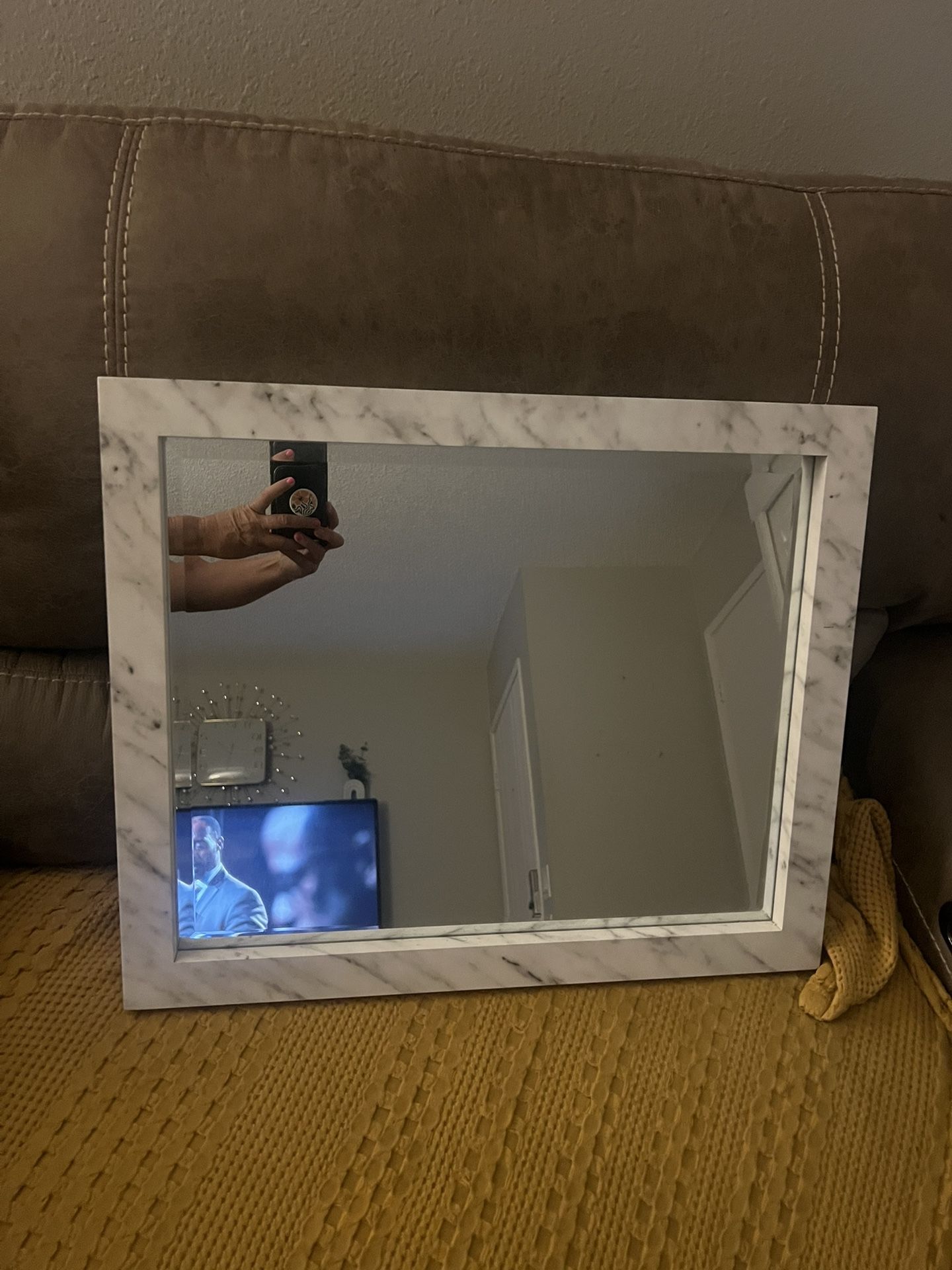 Marble Style Mirror