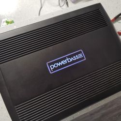 Amplificador De Bajo Powerbass Asa3 1200.1 600rms RMS 1homs Prácticamente Nuevo 0 Detalle Entrego Calado $120 