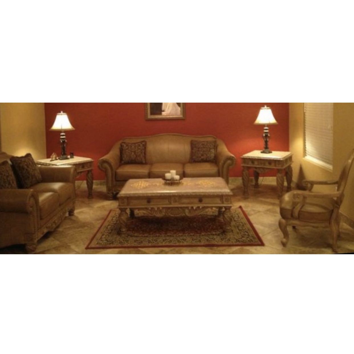 Ashley Furniture South Shore 6 Piece Living Room Set (Color: Dune)