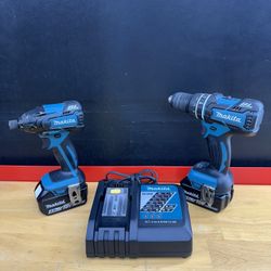 Makita 18V Brushless Drill and Brushless Impact Drill