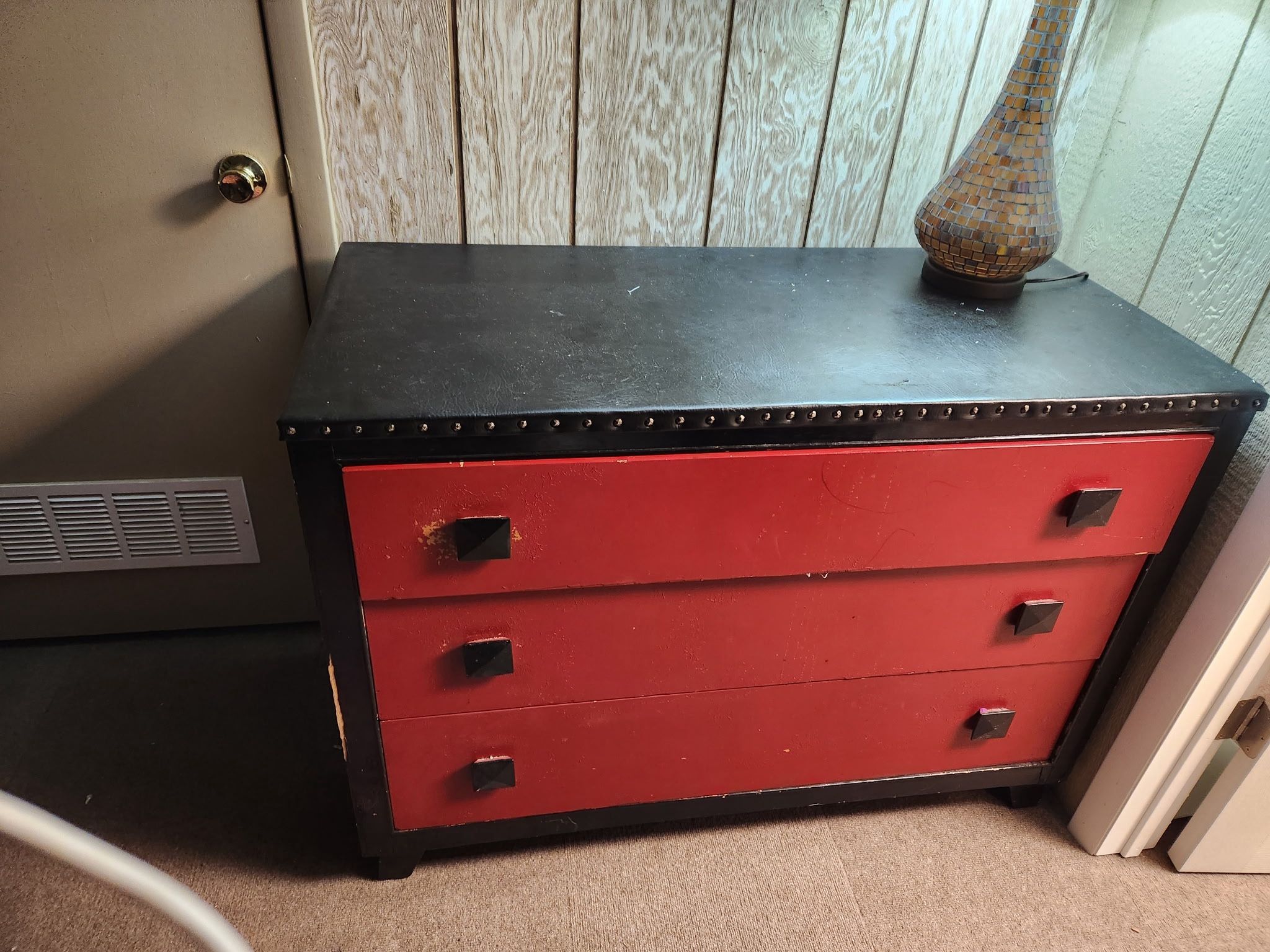 3 Draw Wood Dresser