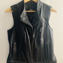 Harley Davidson Electra Studded Leather Vest