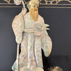 Oriental or Chinese mother of pearl wall panel