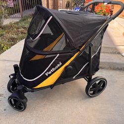 Large Dog stroller - For 80lbs, Big Tires,. Folds, All Terrain ( Grass, Gravel, Road) Brand new