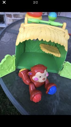 Fisher Price clicking monkey and jungle set