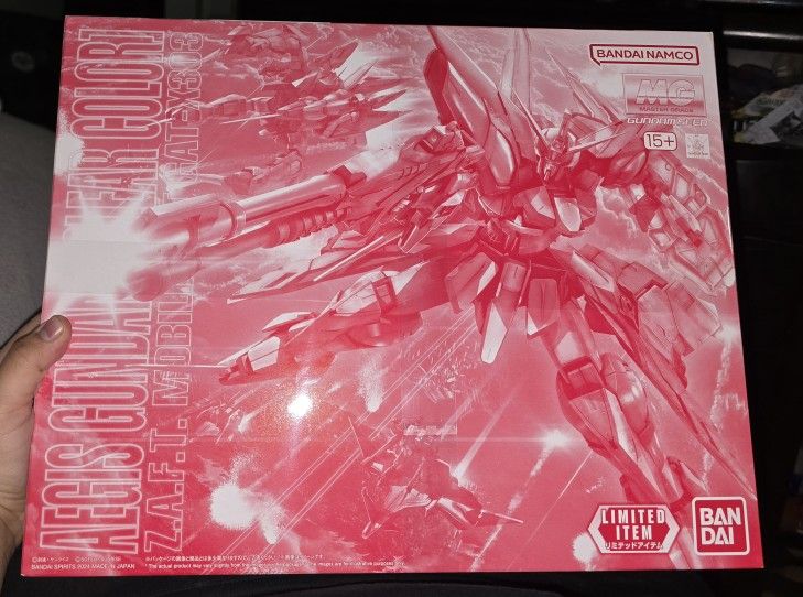  MG Aegis Gundam [Clear Color] Z.A.F.T MOBILE SUIT GAT-X303