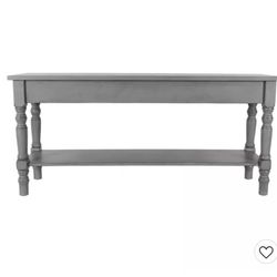 Charlie Bench with Shelf - Décor Therapy, Gray.  New .2