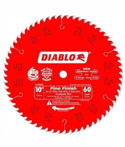 DIABLO Saw Blade 10 in. x 60-Teeth Fine Finish